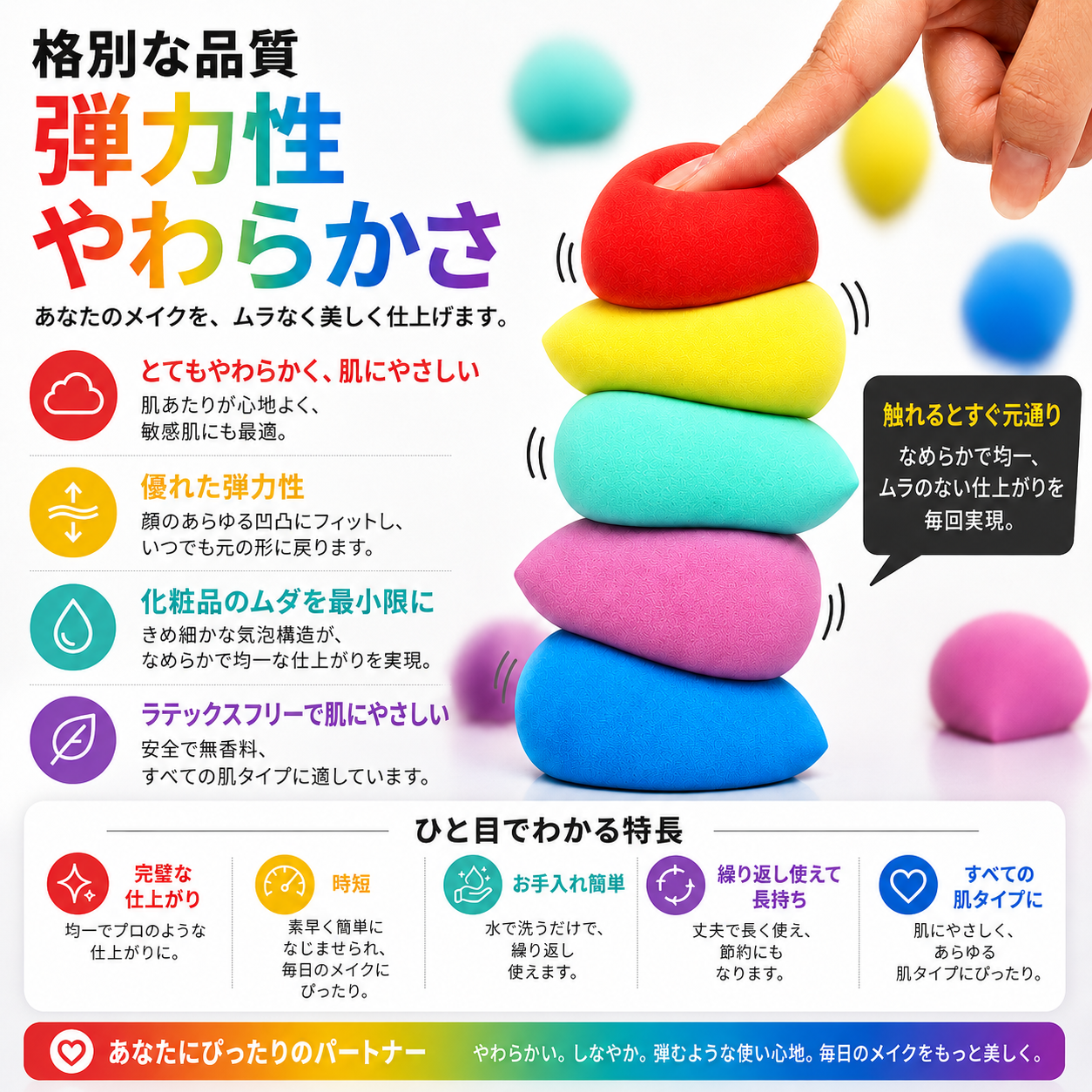 メイクアップスポンジ